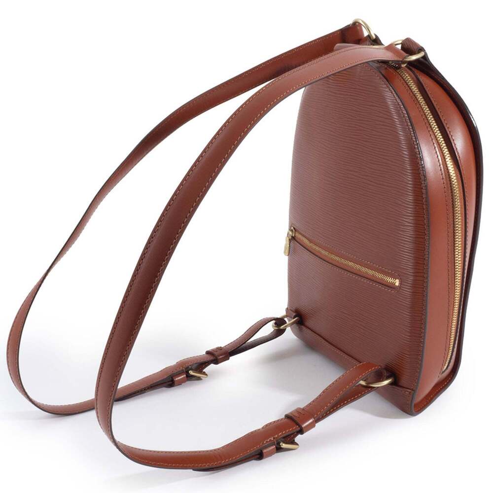LOUIS VUITTON Brown Leather Backpack - Picture 3 of 16